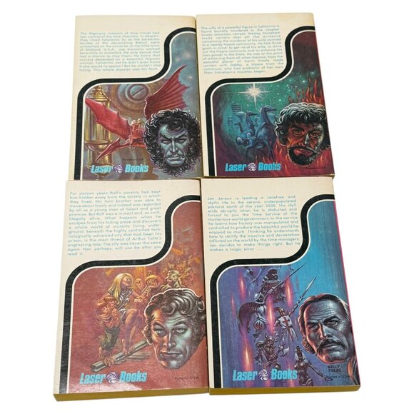 Laser Books Elwood Lot 4 Books Vol 1 2 5 6 PB Renegades Herds More Sci Fi 1975 - Picture 2 of 15